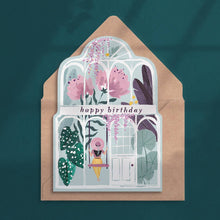 Load image into Gallery viewer, Greenhouse Birthday Card | Plant Birthday Card | Plants Card