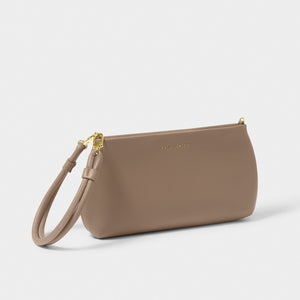 Taupe Asha Wristlet