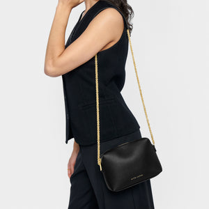 Black Margot Mini Crossbody Bag