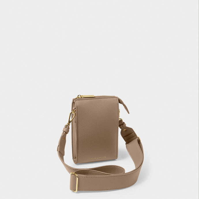 Mocha Effie Slim Crossbody Bag