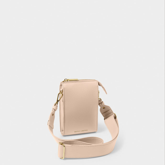 Nude Pink Effie Slim Crossbody Bag