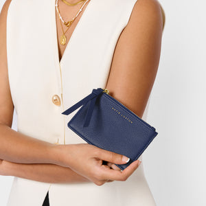 Midnight Blue Hallie Coin & Card Holder