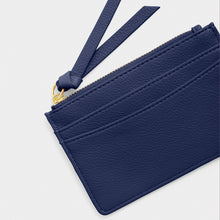 Load image into Gallery viewer, Midnight Blue Hallie Coin &amp; Card Holder