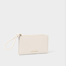 Load image into Gallery viewer, Off White Asha Fold-Out Wristlet