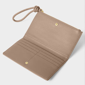 Taupe Asha Fold-Out Wristlet