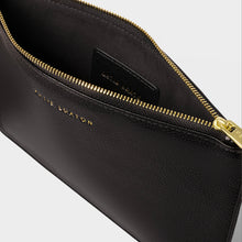 Load image into Gallery viewer, Black Hallie Wristlet Pouch