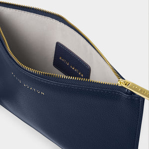 Midnight Blue Hallie Wristlet Pouch