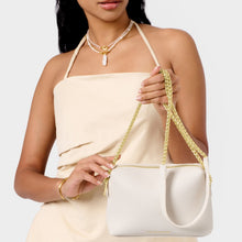 Load image into Gallery viewer, Off White Asha Fold-Out Wristlet