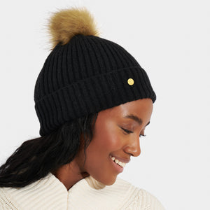 Black Knitted Hat