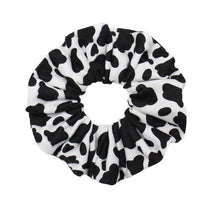 Load image into Gallery viewer, Cow Print Scrunchie